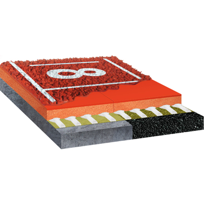 预制型SPU跑道(自结纹面、颗粒面)